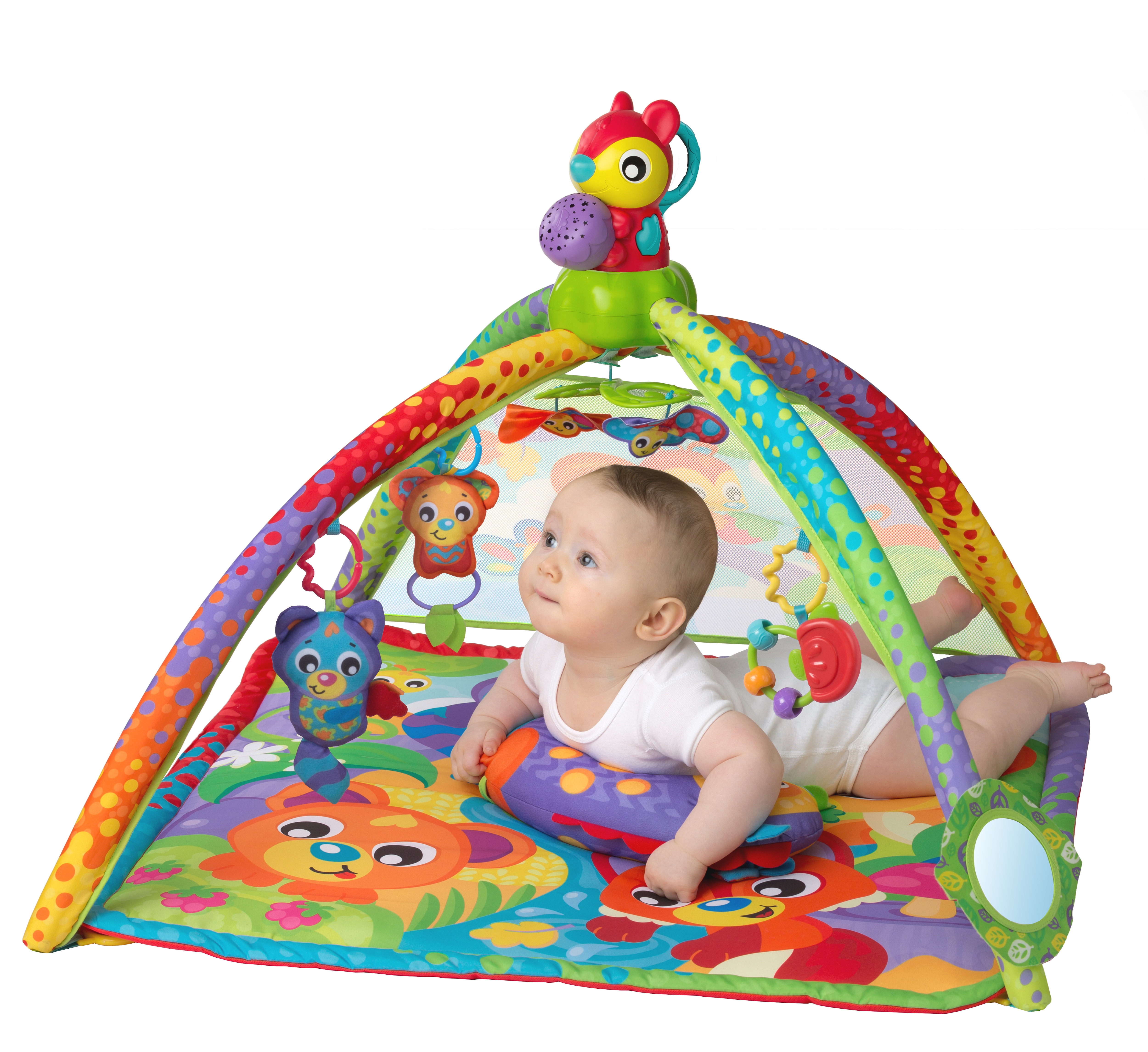 Gimansio para bebé Woodlands Music and Light Projector Gym Playgro 5