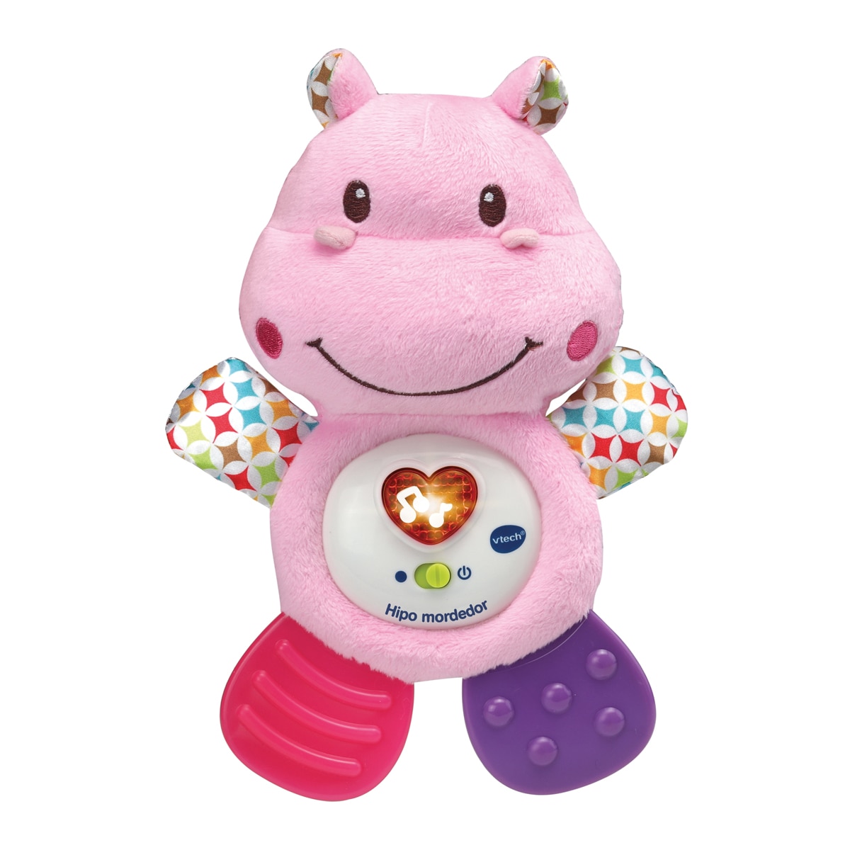 VTech - Peluche Interactivo Bebé Hipo Mordedor Rosa VTech Baby
