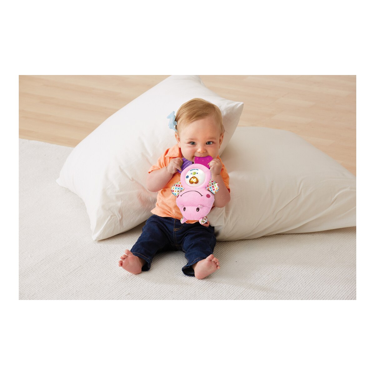 Peluche Interactivo Bebé Hipo Mordedor Rosa VTech Baby 3