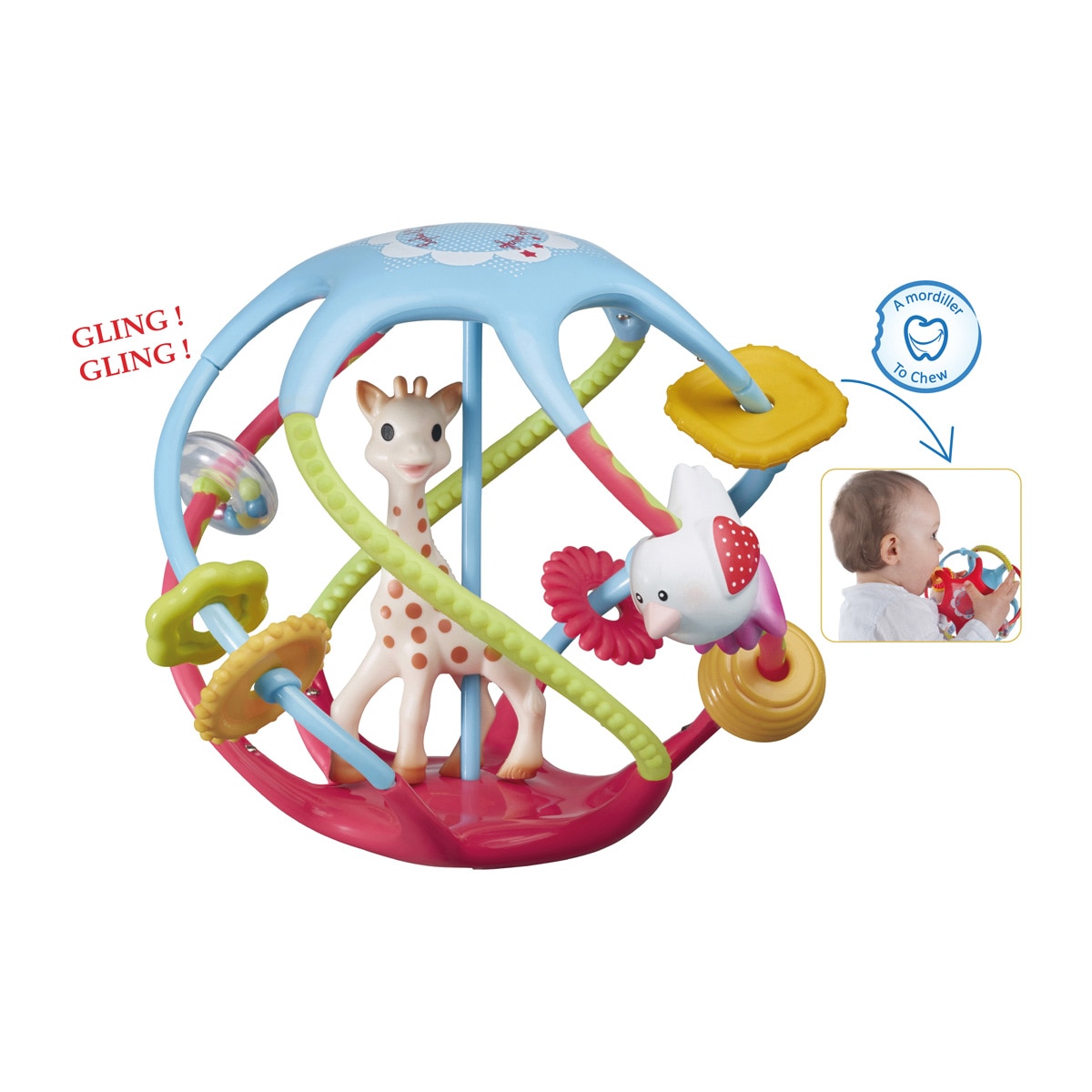 Twistin'ball Sophie la girafe 3