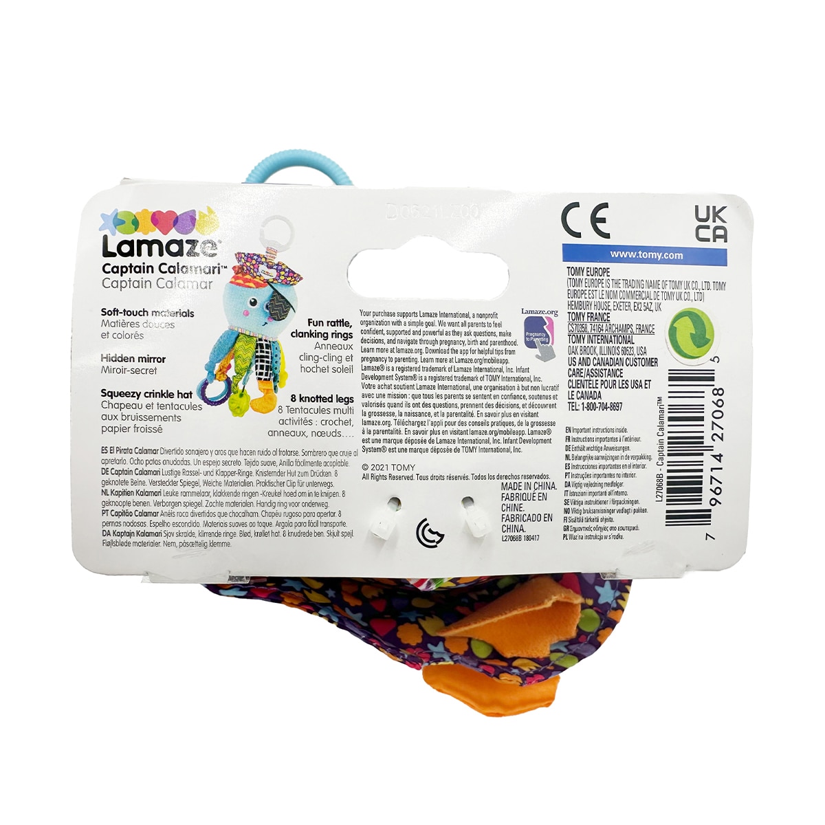 Juguete para bebés El Pirata Calamar Lamaze 5