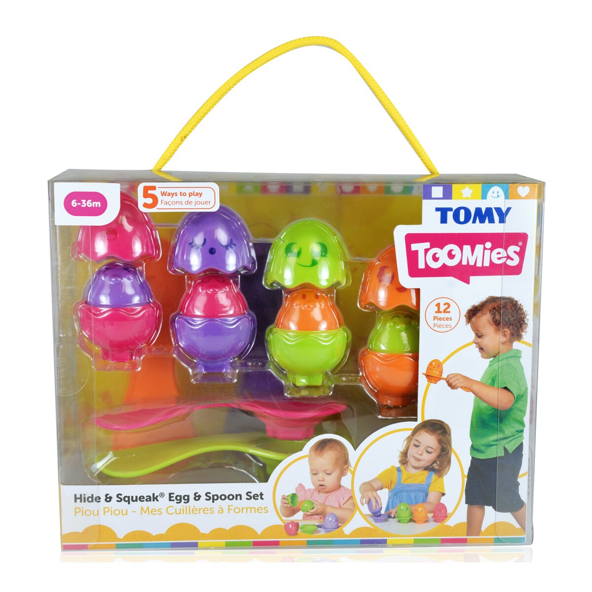Juguete Set de huevos & cucharas Tomy Toomies 1