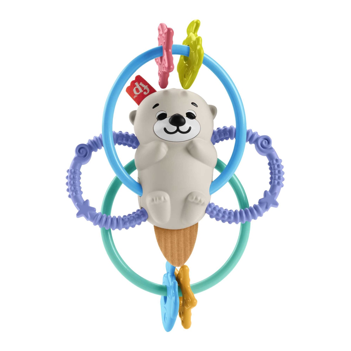 Anillos mordedores Nutria, regalo para bebé recién nacido Fisher-Price 1