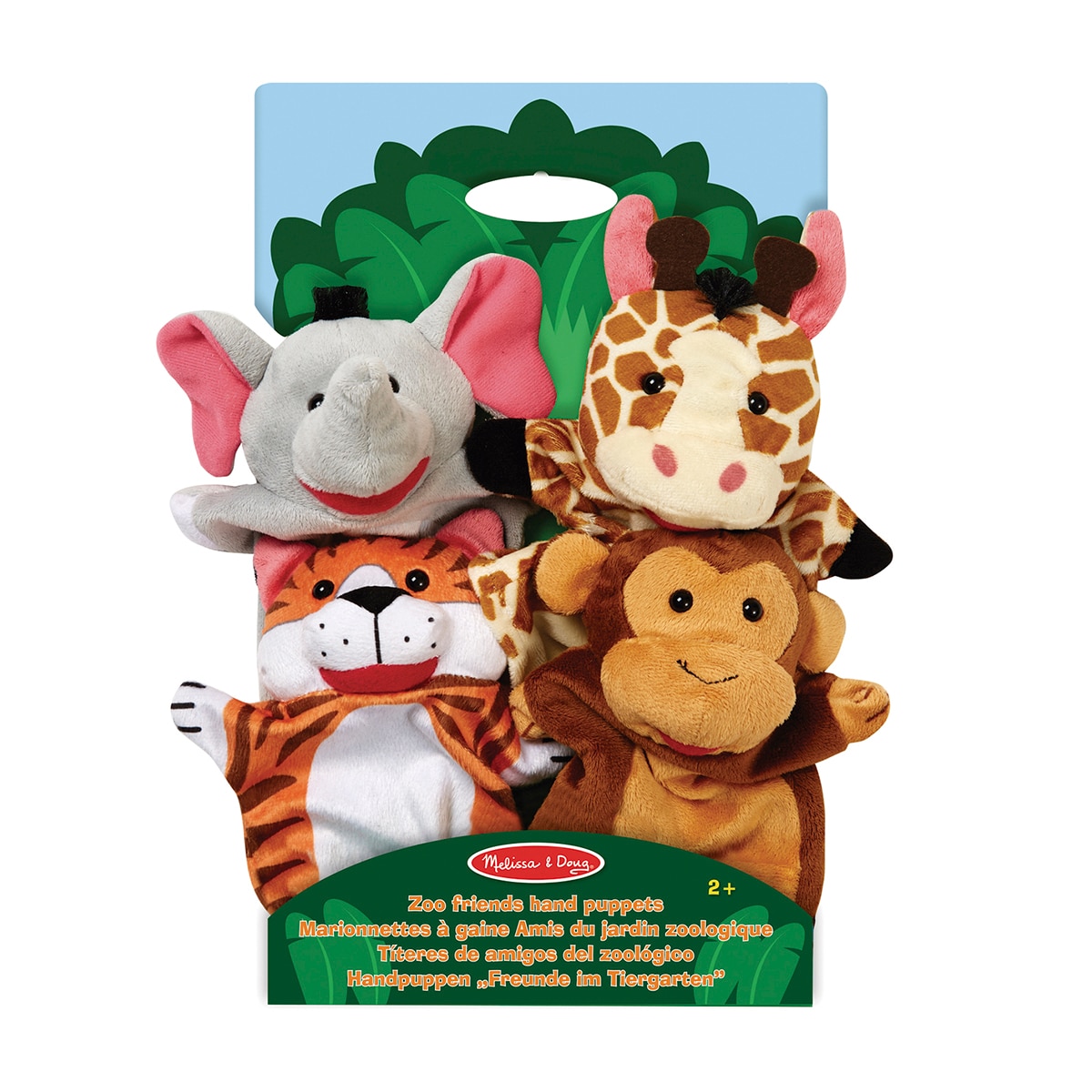 Melissa &amp; Doug - Títeres De Amigos Del Zoológico Melissa &amp; Doug.