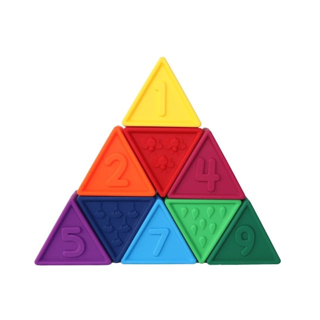 Imagen 0 de Triblox bloques triangulares arcoíris