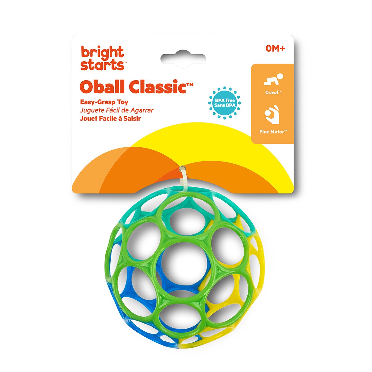Pelota Oball Classic Easy-Grasp Bright Stars · Bright Starts · El