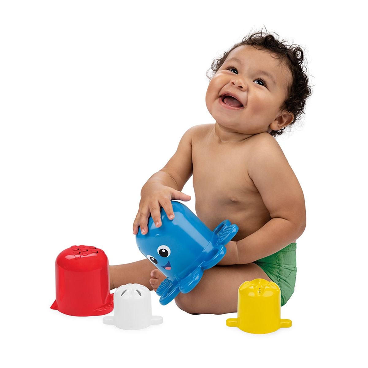 Juego de vasos sensoriales apilable Opus's Stack & Stream Baby Einstein 4
