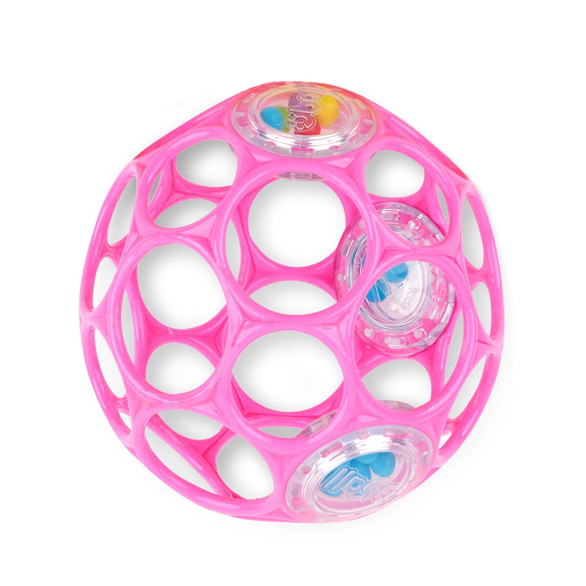 Pelota sonajero rosa Oball Rattle Easy-Grasp Bright Starts