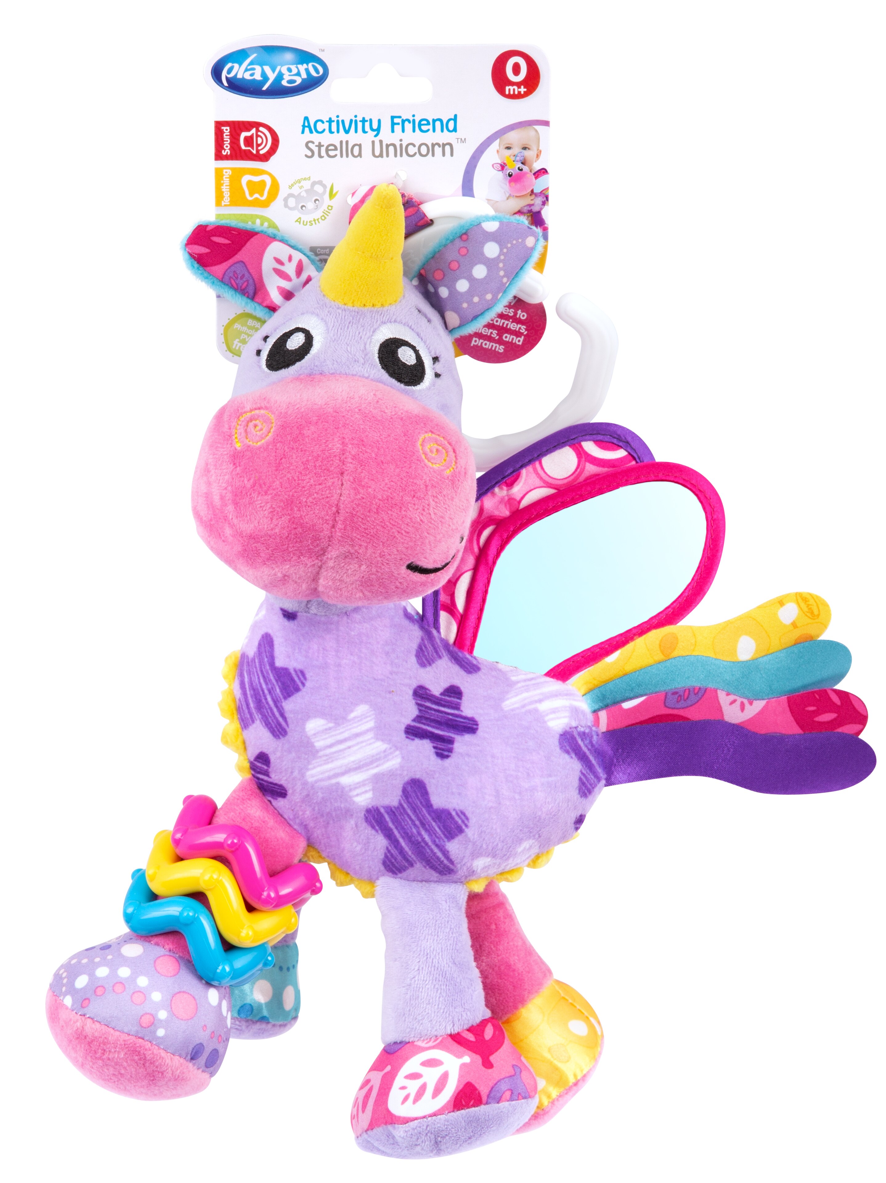 Juguete colgante Activity Friend Stella Unicorn Playgro 5
