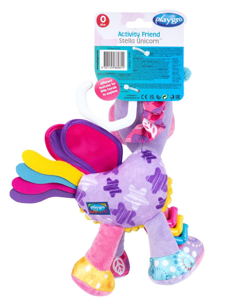 Juguete colgante Activity Friend Stella Unicorn Playgro 6