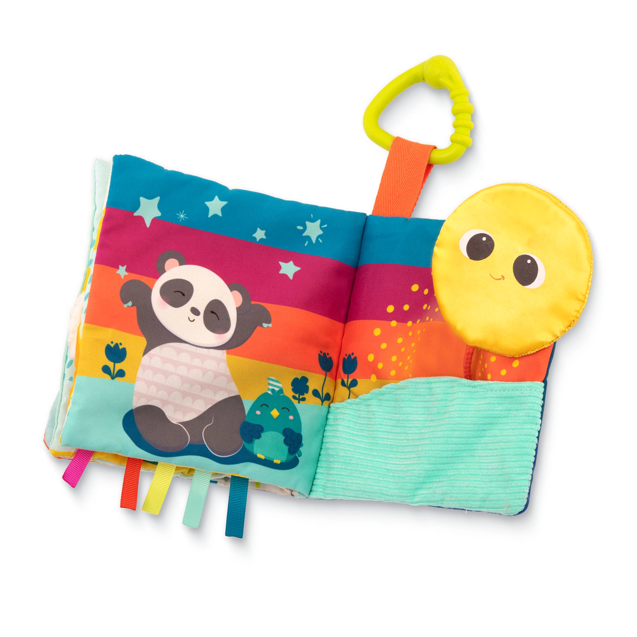 Livro Interativo Suave Para Bebés Rainbow Sunshine 7