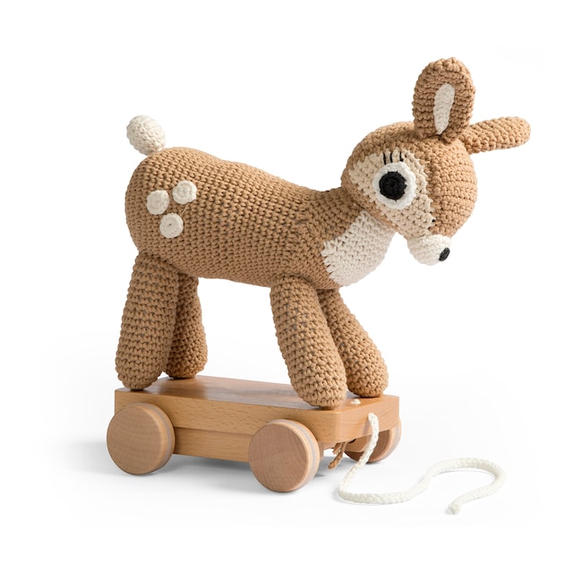 Imagen 0 de Juguete de ganchillo, Dixi el ciervo, bosque, marrón claro