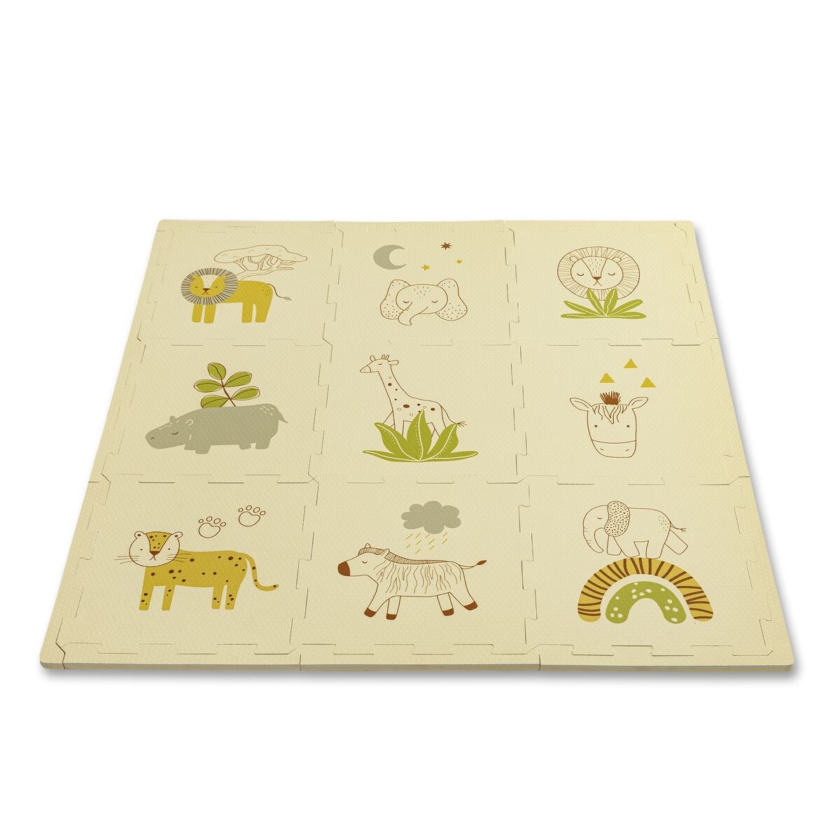 Alfombra Puzle Safari 90 x 90 3
