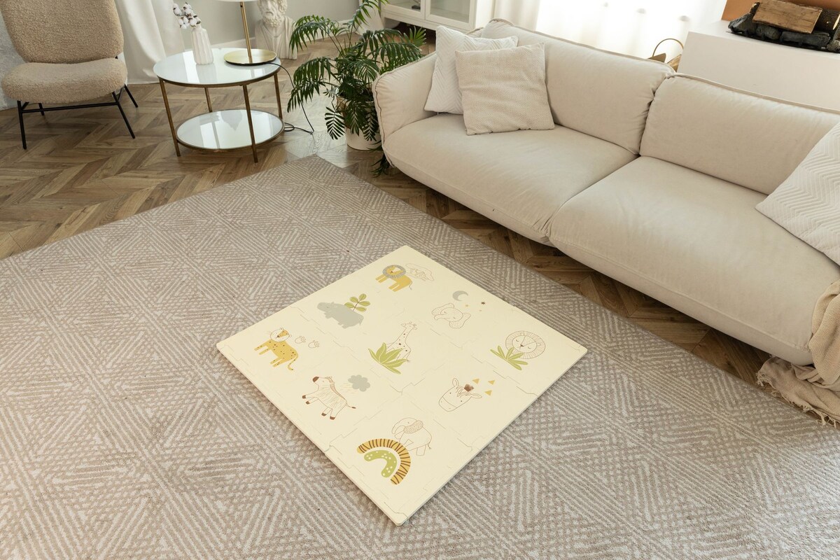 Alfombra Puzle Safari 90 x 90 10