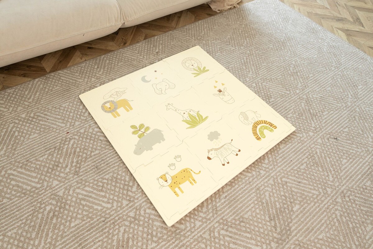Alfombra Puzle Safari 90 x 90 11