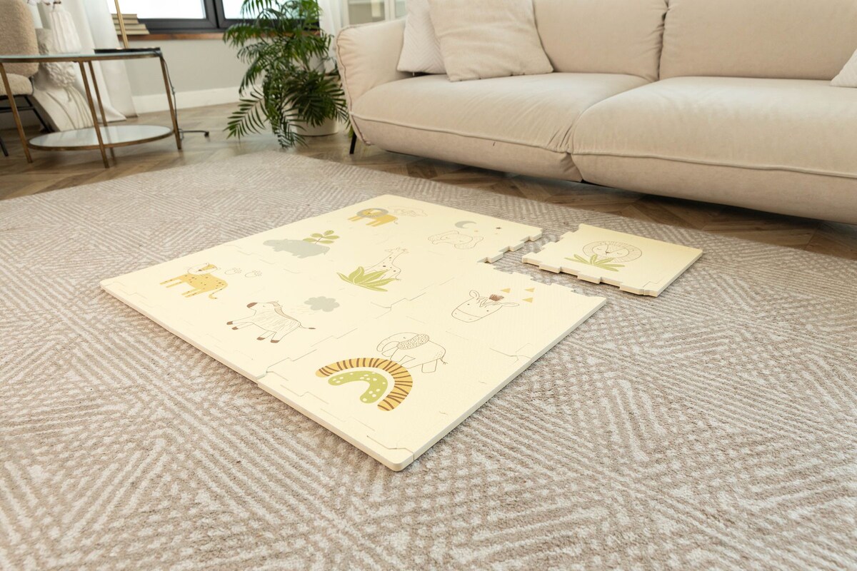 Alfombra Puzle Safari 90 x 90 12