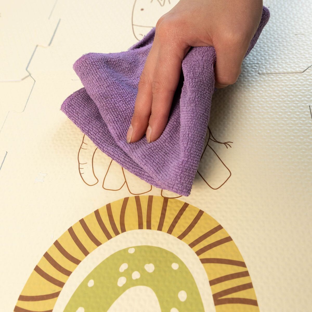 Alfombra Puzle Safari 90 x 90 14