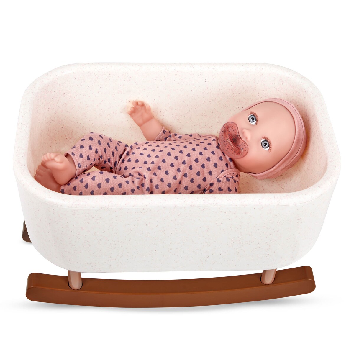 Cuna mecedora para muneca bebe Lullababy 5
