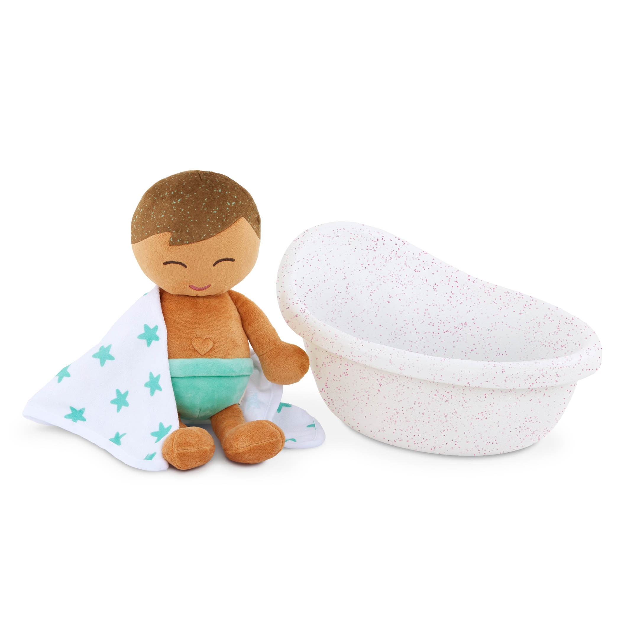 Bañera con accesorios para muñeca bebe Lullababy 10
