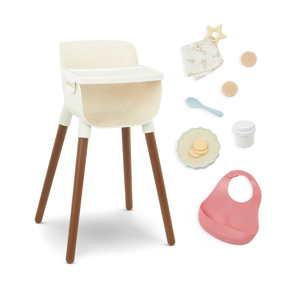 Imagen 0 de Trona con accesorios para muñeca Lullababy Bebe