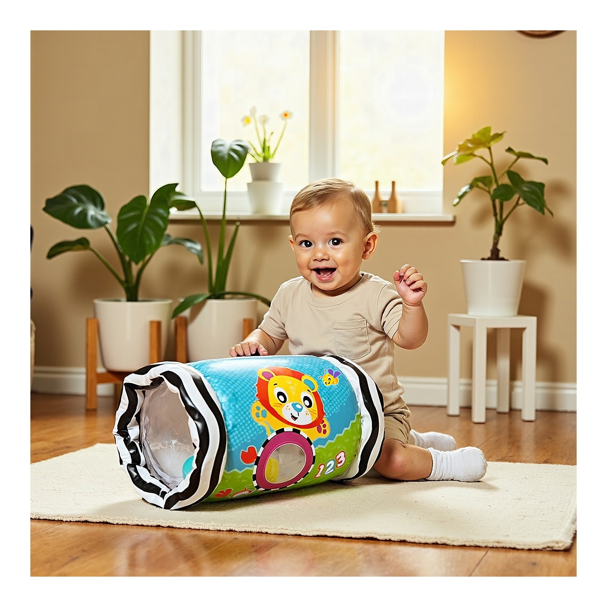 Rodillo Mira y Juega Playgro 7