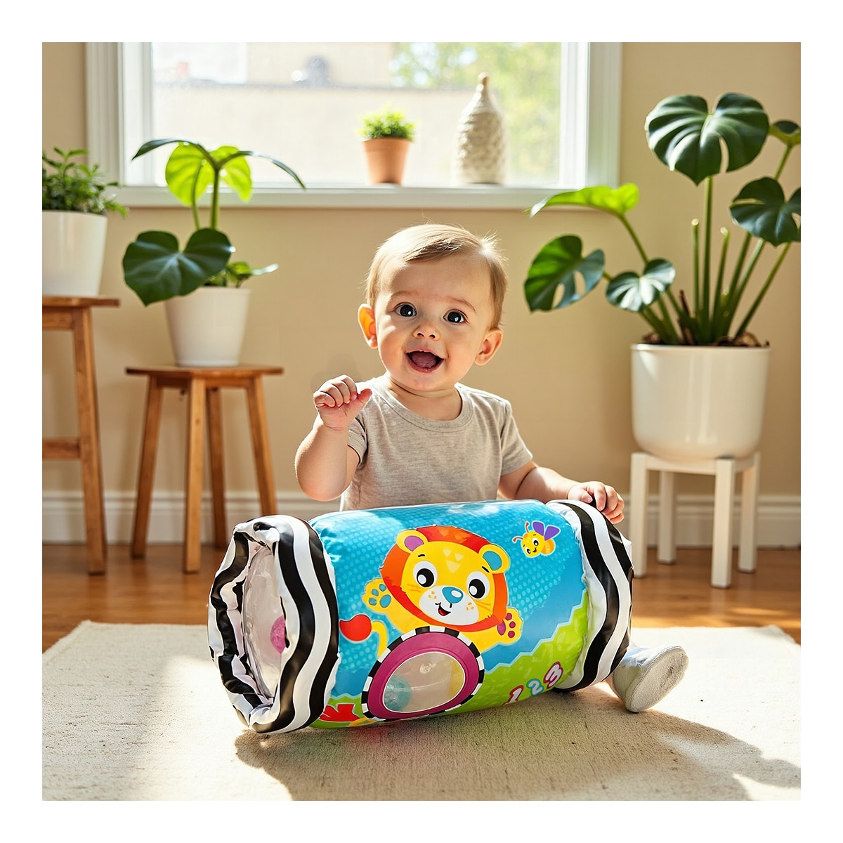 Rodillo Mira y Juega Playgro 8