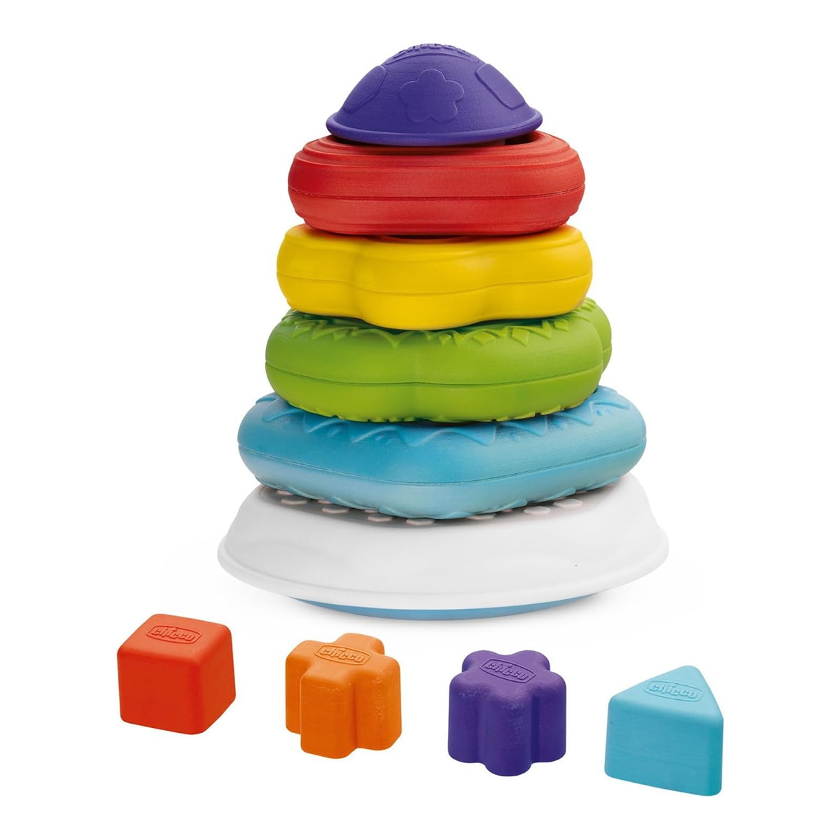 Apilable Pirámide de Anillos 2 en 1 Chicco 2