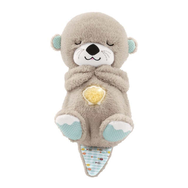 Fisher-Price Nutria Hora de Dormir, juguete de cuna y peluche para bebé recién nacido