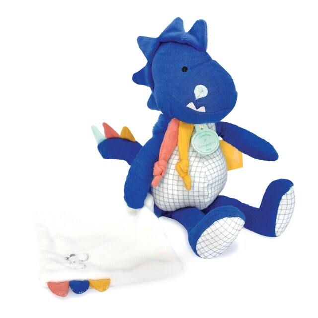 Imagen 0 de Les Calinosaures  Sashou, Pantin Avec Mantita (Azul)
