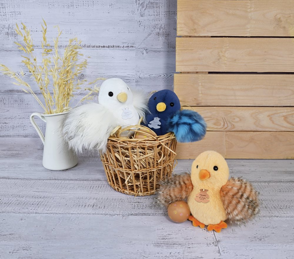 Peluche 15 cm Pollito DouDou modelos surtidos 5