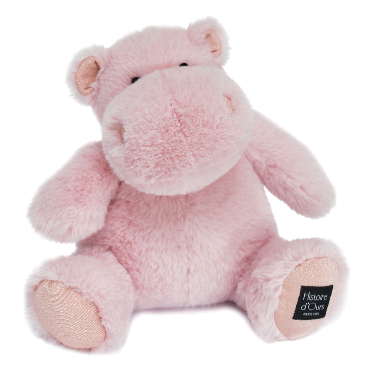 Hippo rosa empolvado 25 cm 1