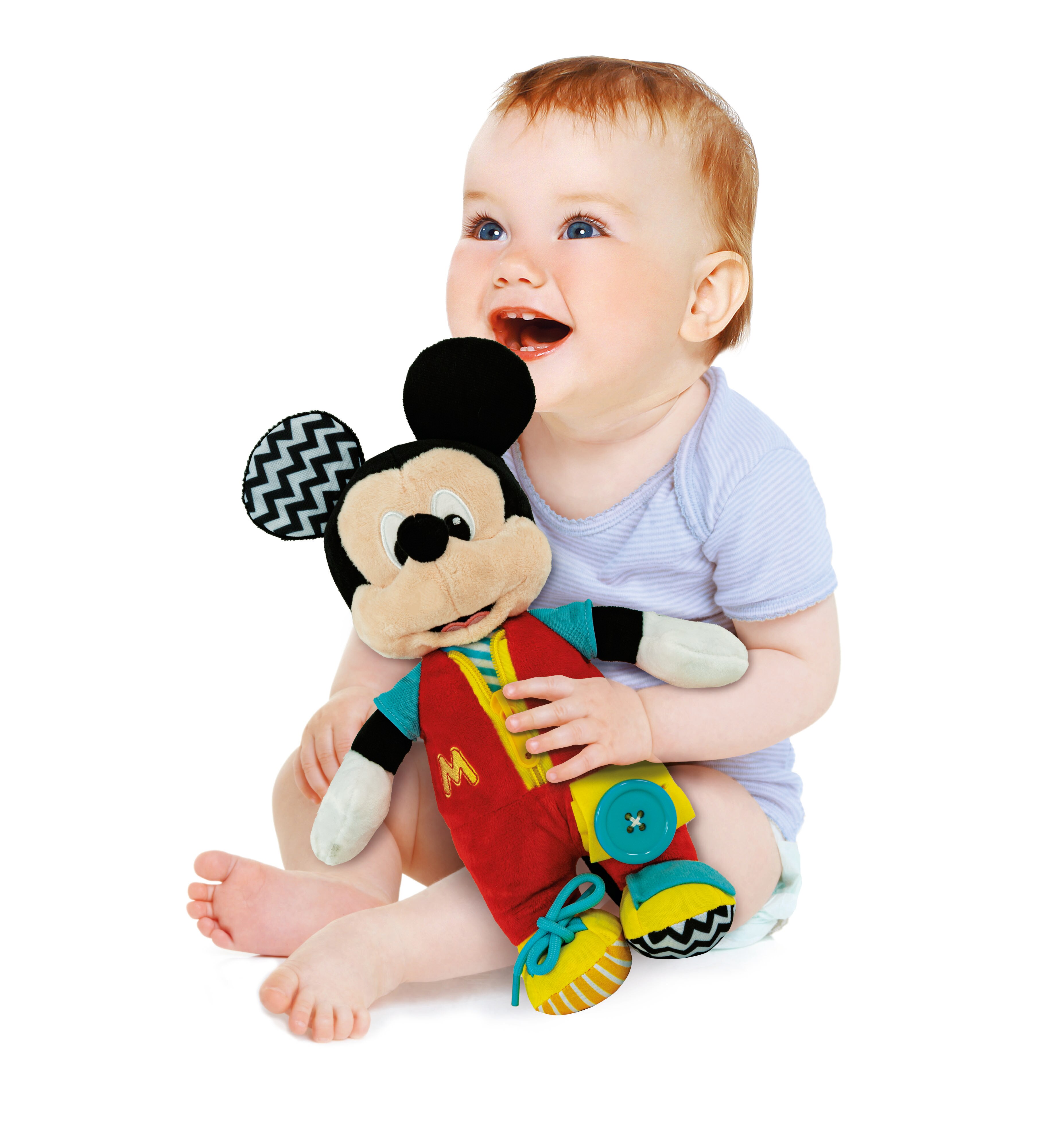 Peluche Baby Mickey Vísteme Clementoni 3