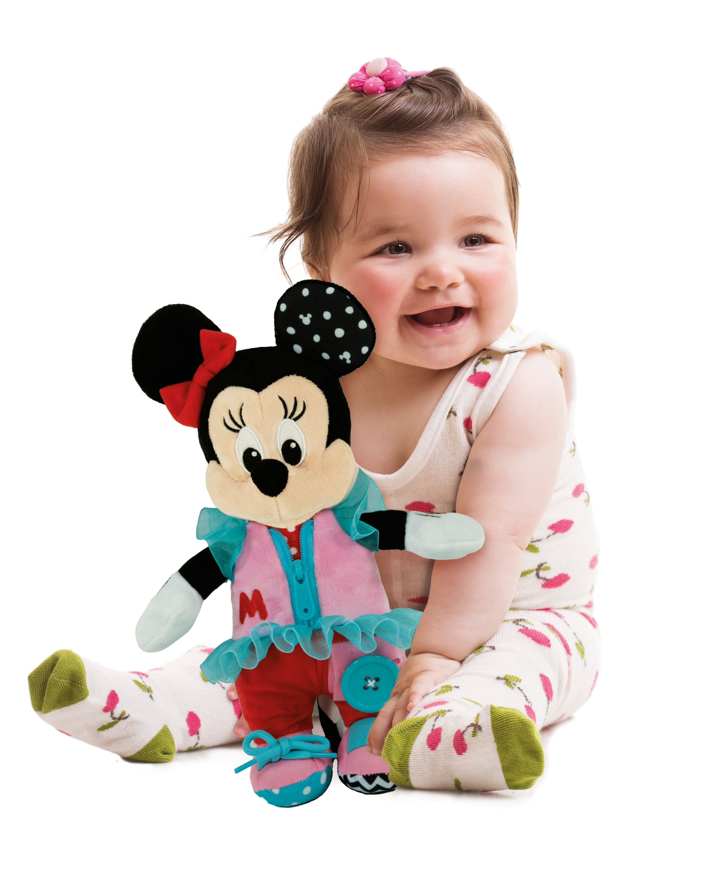 Peluche Baby Minnie Vísteme Clementoni 3