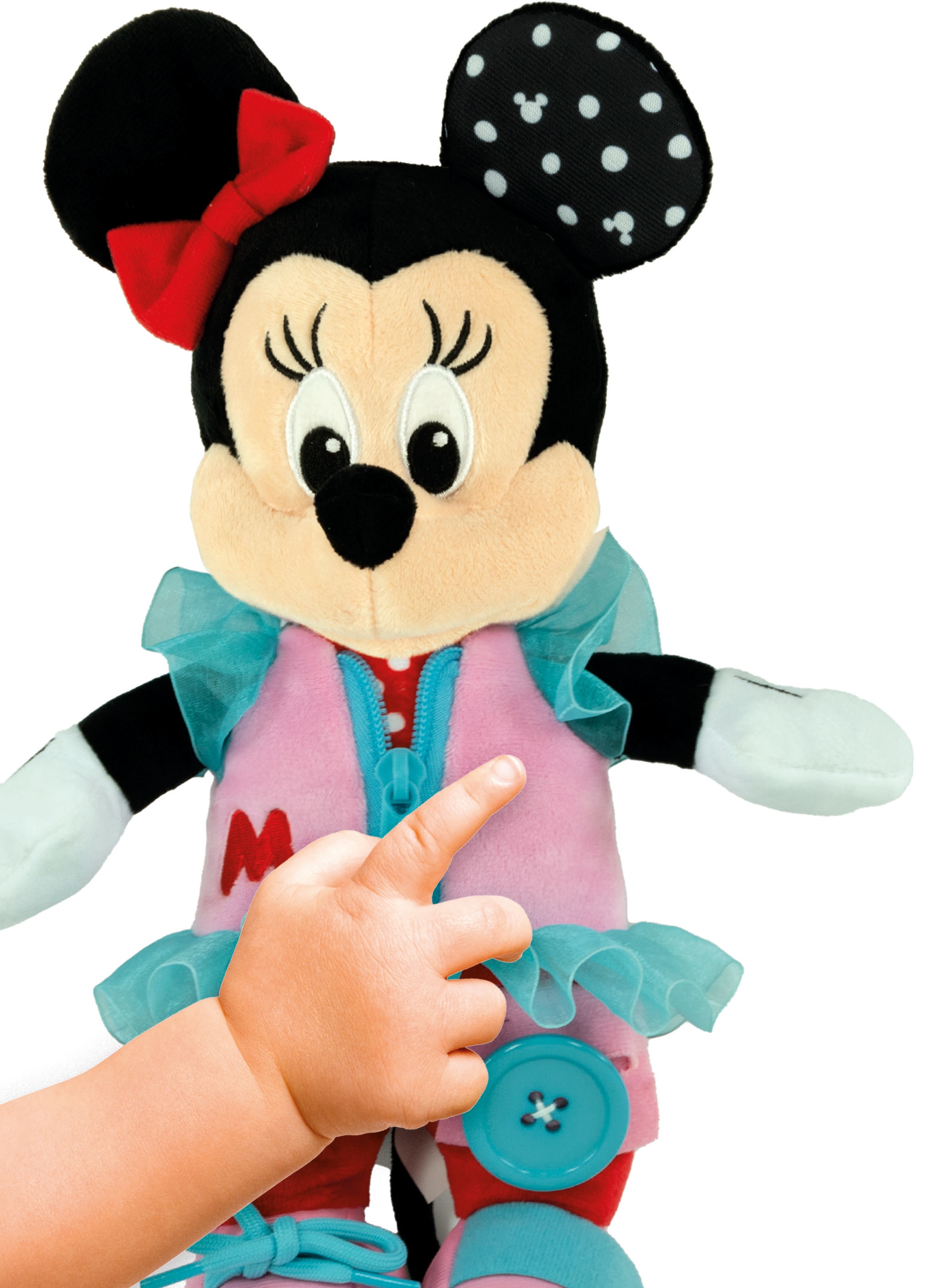 Peluche Baby Minnie Vísteme Clementoni 4