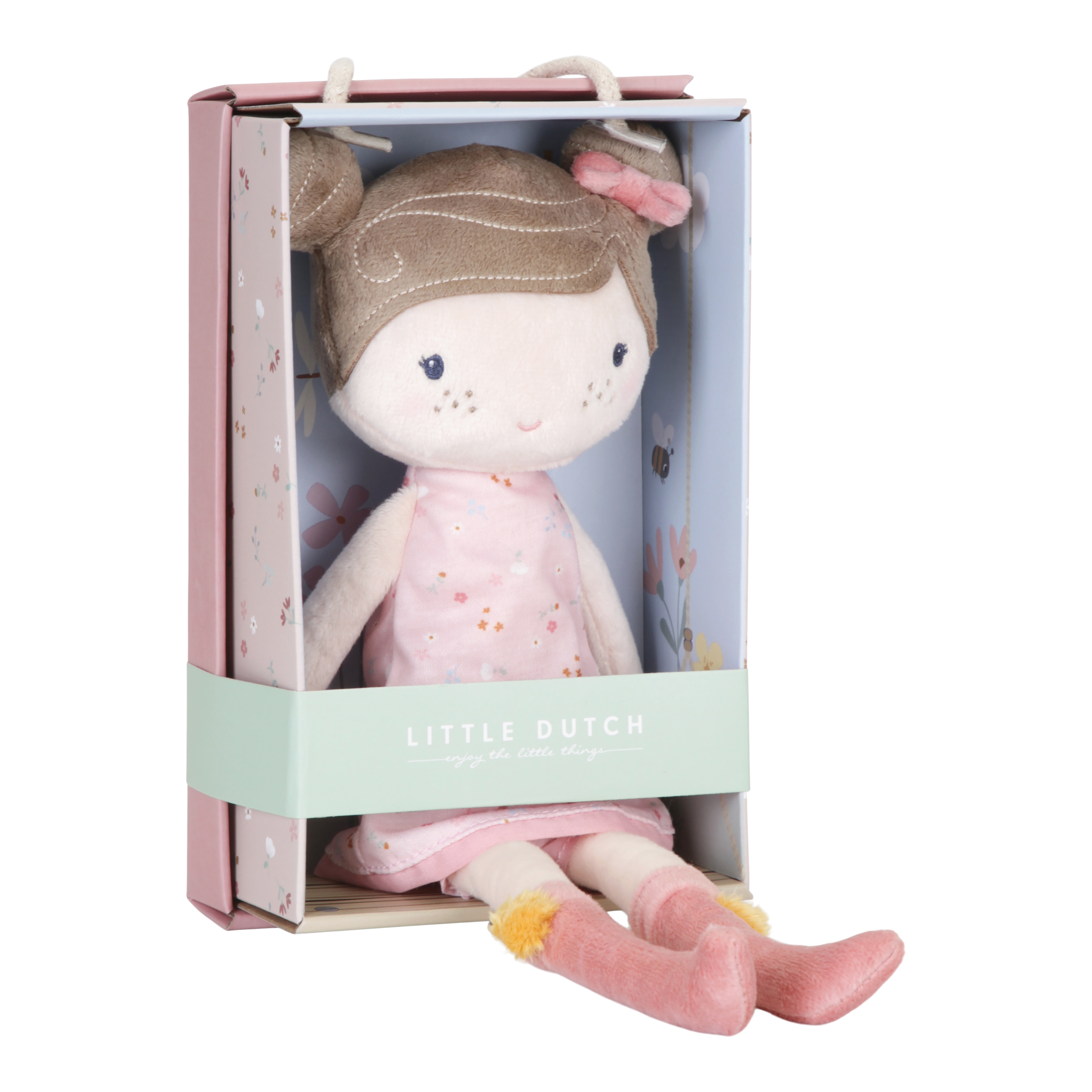 Muñeca Blandita de peluche Rosa Little Dutch 3