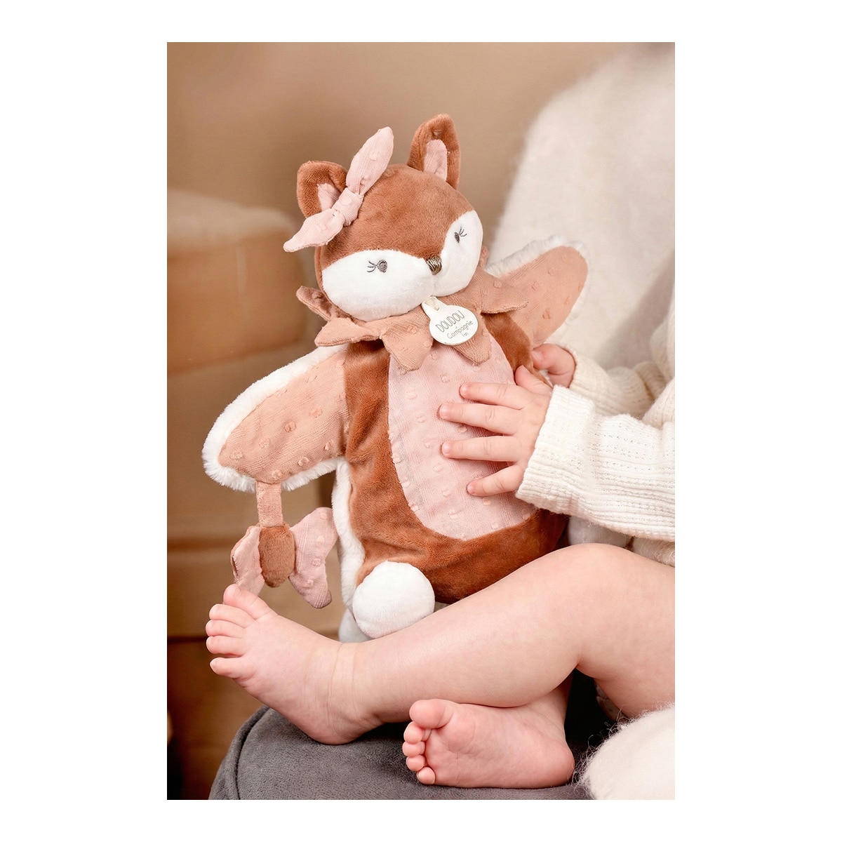 Peluche Marioneta Zorro 30Cm Doudou Et Compagnie 2