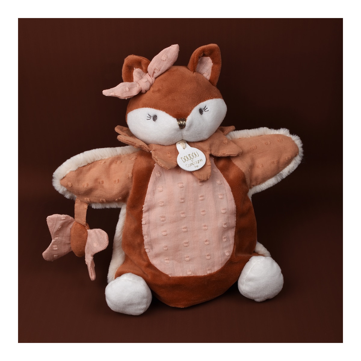 Peluche Marioneta Zorro 30Cm Doudou Et Compagnie 5