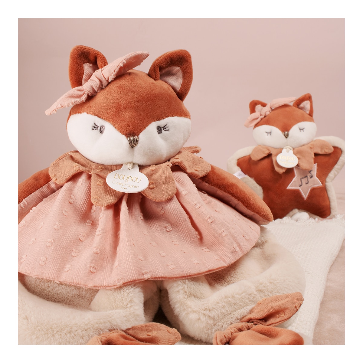 Peluche Zorro 30Cm Doudou Et Compagnie 12