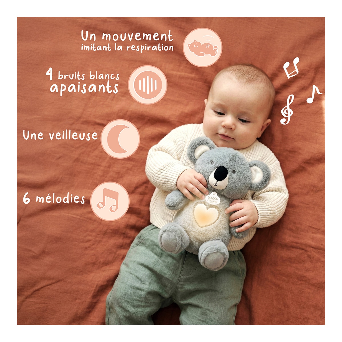 Peluche Koala 28Cm Doudou Et Compagnie 3