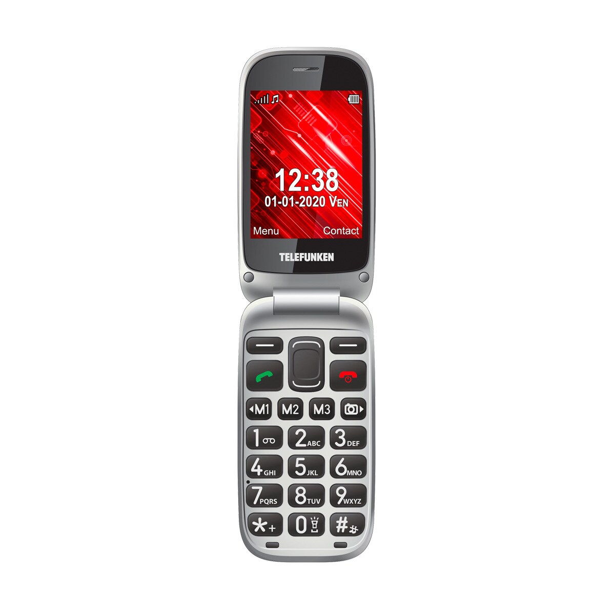 Telefunken Senior Phone S560 Rojo móvil libre Rojo-4