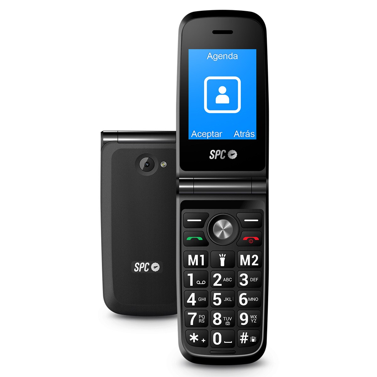 SPC Titan Senior Mobile tipo concha negro móvil libre Negro-2
