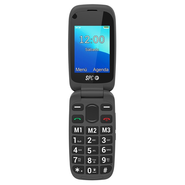 SPC Harmony 4G Senior Mobile tipo concha negro móvil libre