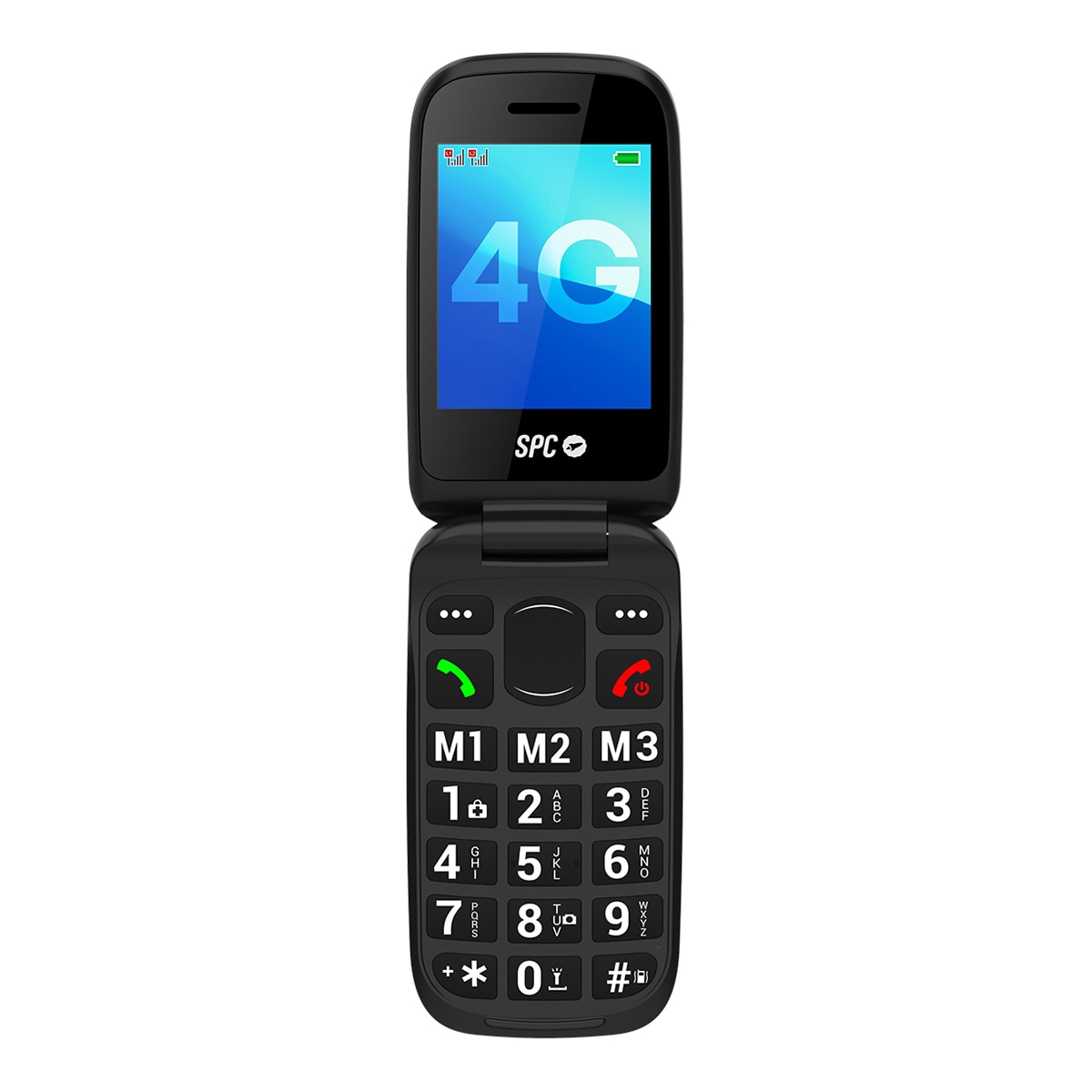 SPC Harmony 2 para personas mayores Negro móvil libre Negro-2