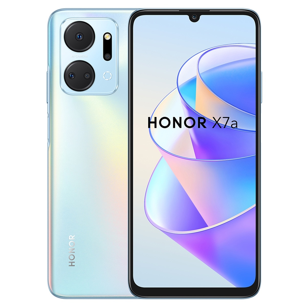 Honor X7A 4 GB + 128 GB Titanium Silver móvil libre Titanium Silver-1