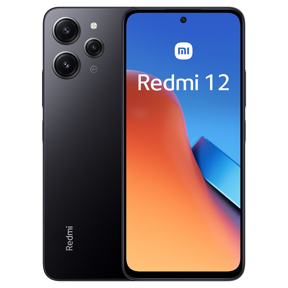 Xiaomi Redmi 12 4GB + 128GB Midnight Black Móvil libre Negro-1