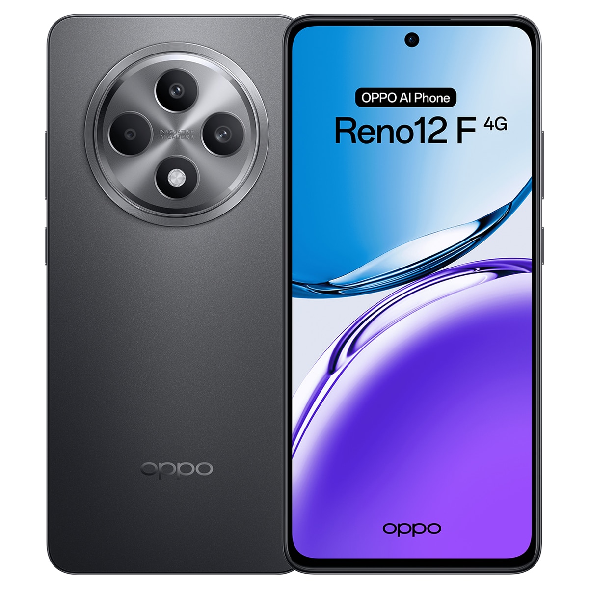 Oppo Reno 12F 4G 8GB + 256 GB móvil libre Gris-1