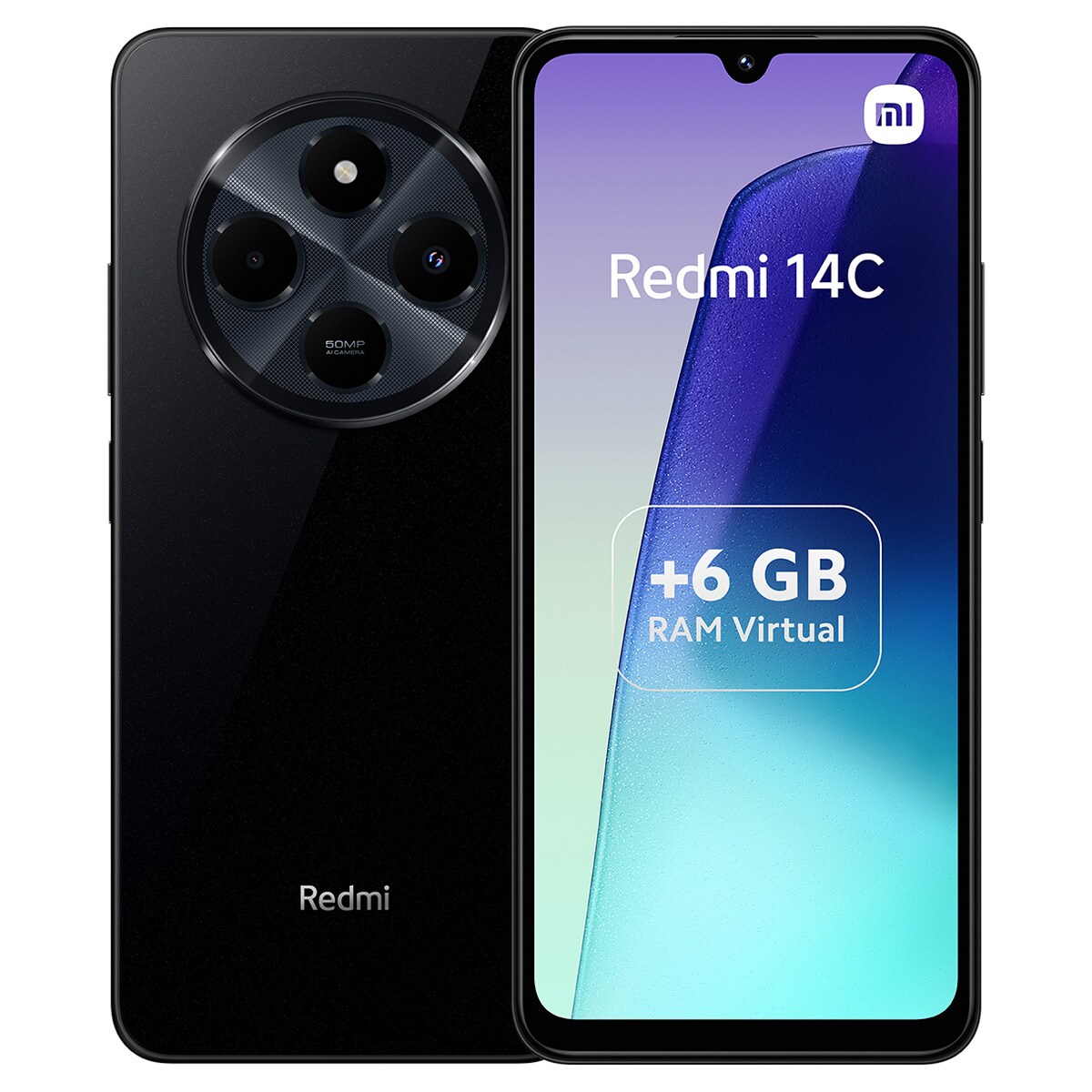 Xiaomi Redmi 14C 6GB + 128GB móvil libre Negro-1