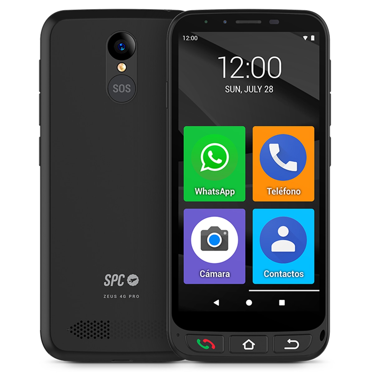 SPC Zeus 4G Pro 4GB + 64GB móvil libre Negro-1