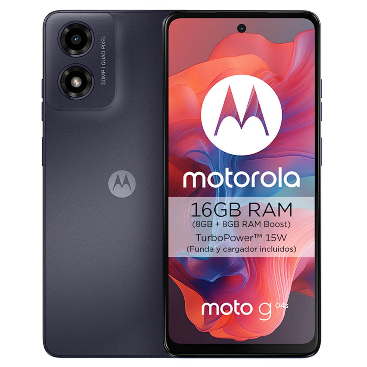 moto g04s 本体 ストレージ 128GB RAM 8GB Motorola moto g04s 8GB + 128GB móvil libre Negro · El Corte Inglés