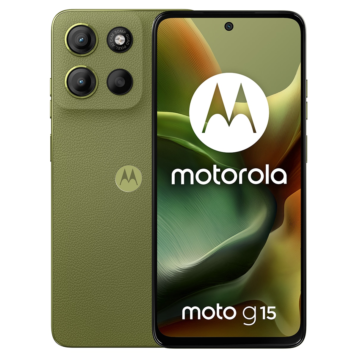 Smartphone Motorola Moto G15 4G 256GB + 8GB RAM, 6,72" Verde-1